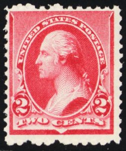220, Mint NH 2¢ Nice Looking Stamp! CV $70.00