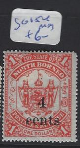 NORTH BORNEO  (PP2807B)  4C/$1.00   LION, ARMS SG 154   MOG