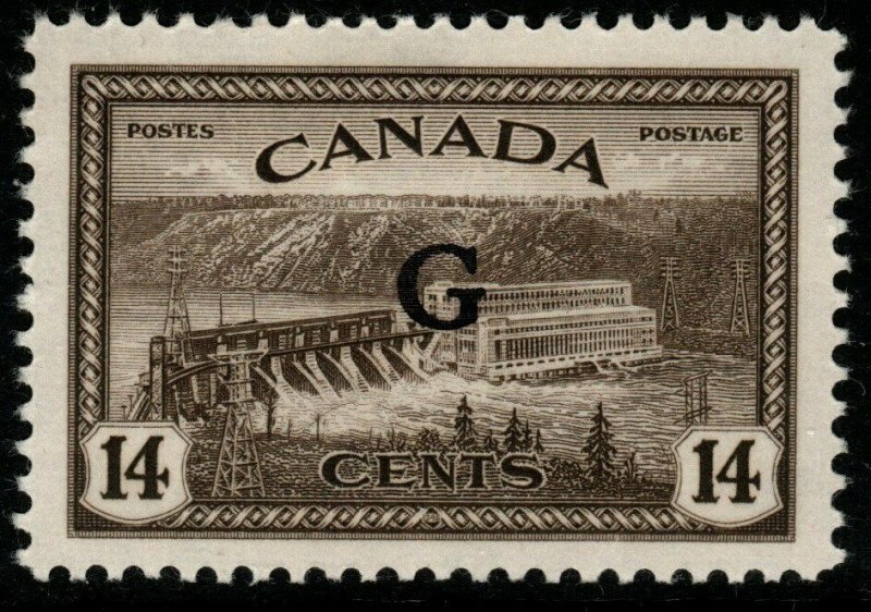 CANADA SGO186 1950 14c SEPIA MTD MINT