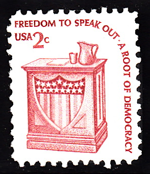 U.S.#1582 Speaker Stand 2c Single (dull gum), MNH.