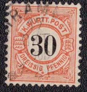 Wurttemberg - 64 1875 Used