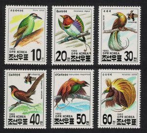 Korea Woodpecker Bird-of-paradise Birds 6v 1993 MNH SG#N3281-N3286 MI#3427-3432