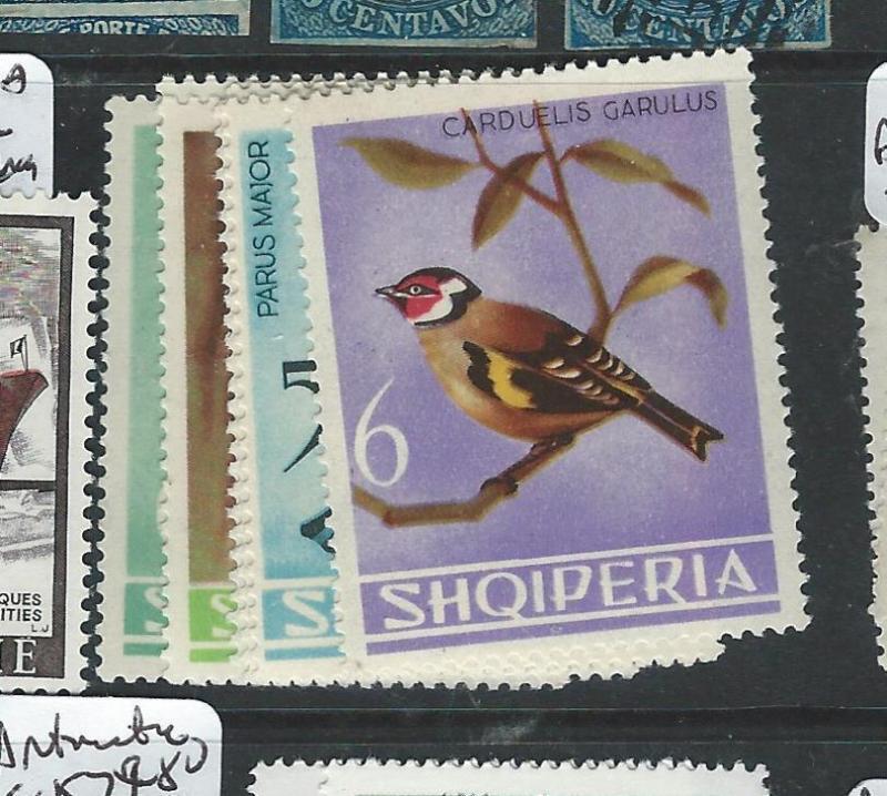 ALBANIA (PP0108B) BIRDS SC 748-52  MNH