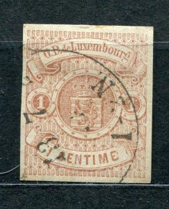 Luxembourg 1859/4 Sc 19 Used CV $375 l3199