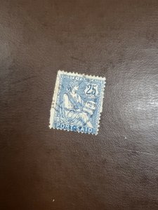 Stamps Port Said Scott #26 used