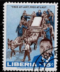 LIBERIA Scott 480 MLK Used stamp