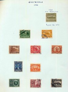 GUATEMALA 1913/45 Mint & Used on Pages (H00738