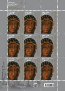 Poland 2023 MNH Stamps Mini Sheet Jasna Gora Black Madonna Virgin Mary