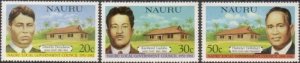 Nauru 1981 SG235-237 Local Government Council set MNH