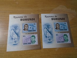 Burundi  #  B27  MNH  J.F. Kennedy   Perf & Imperf