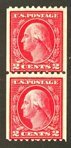 U.S. #450 MINT PAIR OG NH