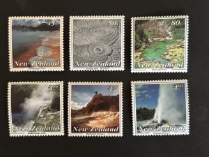 New Zealand: 1993, Thermal Wonders, Rotorua,  MNH set