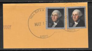 #4552 Used on Piece Postmark-Cancel HILL CITY KS MAY/17/2012