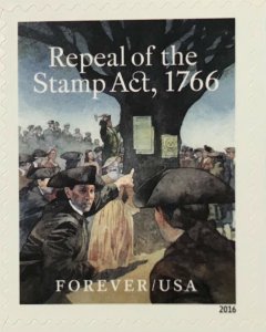 5064   Repeal of Stamp Act, 1766   MNH Forever sheet of 10    FV $5.50   In 2016