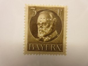 German States BAVARIA Dienstmarken Michel 12 MINT HINGED Lot11 Cat €30