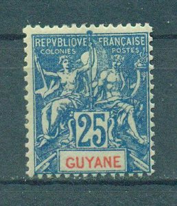 French Guiana sc# 43 mh cat value $22.50