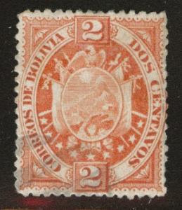 Bolivia Scott 41 Used perf 11 stamp