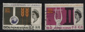 HONG KONG  232-233  USED