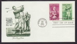 US 1933-1934 Jones,Zaharias 1981 Artmaster U/A FDC