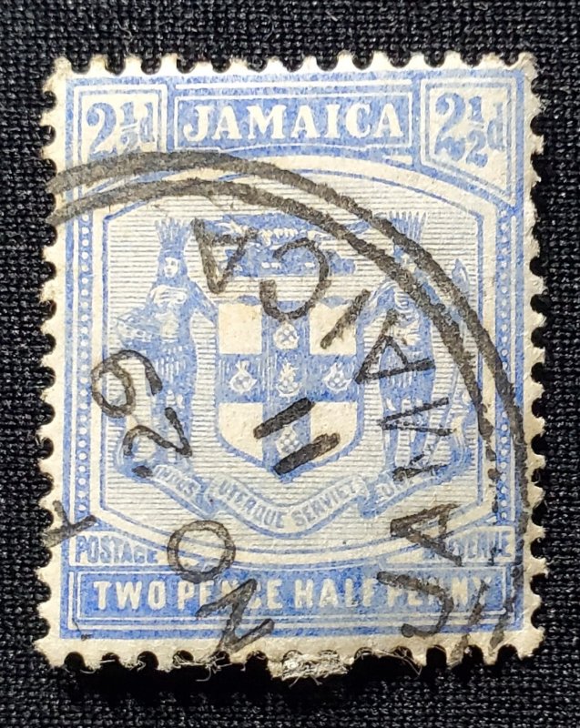 Jamaica 46a, 1905-11, Arms of Jamaica