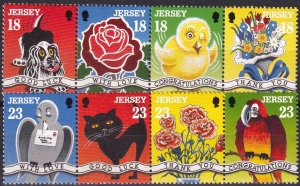 Jersey #697a, 701a MNH CV $4.50  (Z9219)