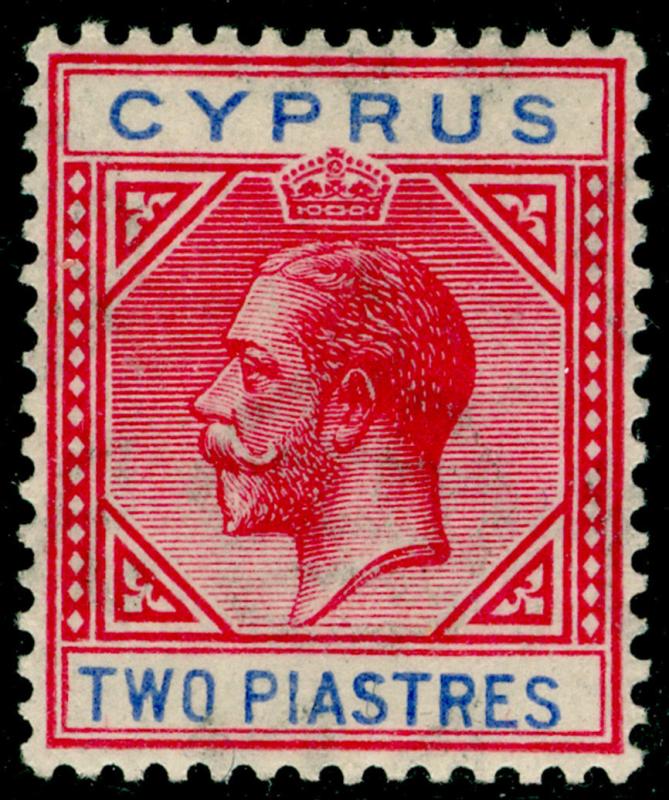 CYPRUS SG93, 2pi carmine & blue, LH MINT. Cat £15.