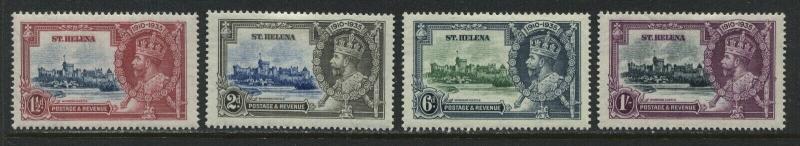 St. Helena KGV 1935 Silver Jubilee set mint o.g.