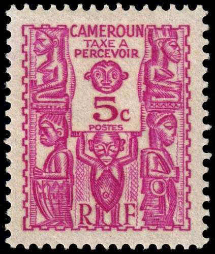 Cameroun - Scott J14 - Mint-Hinged - Pencil Marks on Back