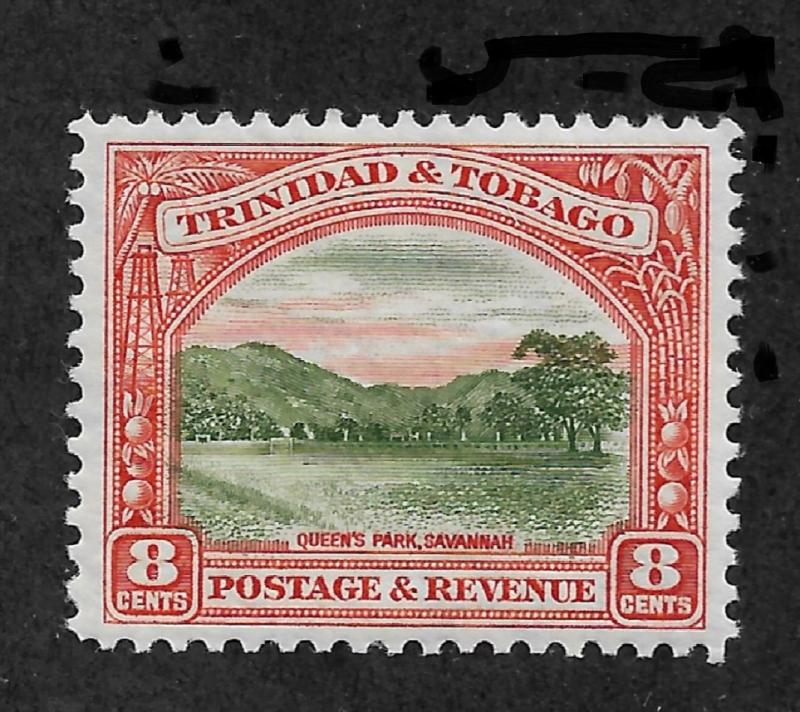 Trinidad & Tobago 1935, 8c Scott # 38,XF MLH*OG,Nice color ,(SP-3)