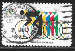 USA 1460: 6c Bicycling and Olympic Rings, used, VF