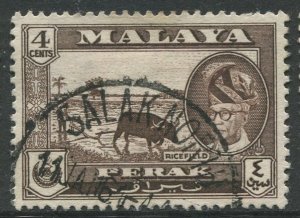 STAMP STATION PERTH Perak #129 Sultan Yussuf Izuddin Shah Used 1957-61