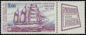 French Southern & Antarctic Territory #C84, Complete Set, Se-Tenant with Labe...