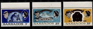 Barbados #306-308 Girl Scouts Anniversary Set MNH