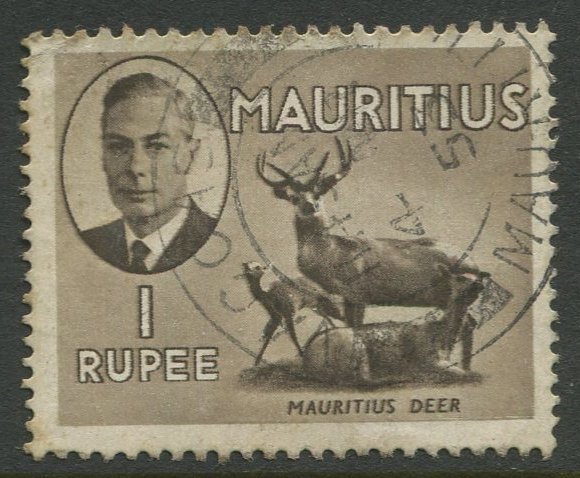 STAMP STATION PERTH Mauritius #246 KGVI Definitive Issue Used 1950