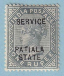 INDIA - PATIALA STATE O15 OFFICIAL - SHORT T VARIETY - MINT HINGED OG * AQF
