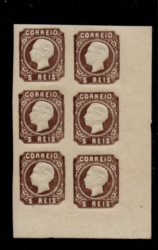 Portugal 12 Reprint Block of 6