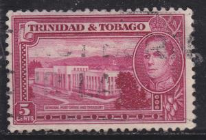 Trinidad & Tobago 54 General Post Office & Treasury 1941