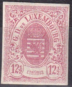 Luxembourg #8 Unused  CV $275.00  Z1131