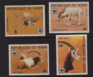 Niger 1985 Sc 668-691 WWF set MNH