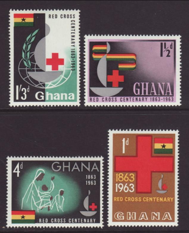 Ghana 139-142 Red Cross MNH VF