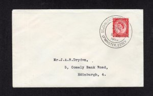 1953 COVER WITH ST JOHN CADET CORONATION CAMP EVENT POSTMARK