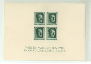 Germany #B103 Unused Souvenir Sheet