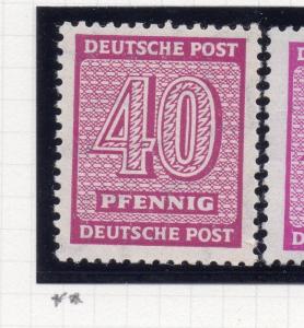 Germany RUSSIAN ZONE 1945-6 Saxony Fine Mint Hinged 40pf. 216129