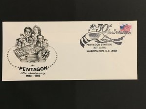 1993 Commemorative Cover for the 50th Anniversary of the Pentagon