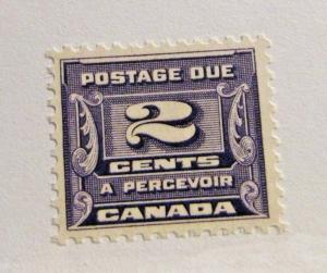 CANADA BOB #J12 * MH, Fine, 1933  2 cent Postage Due stamp