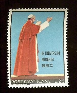 Vatican 495 25L Pope Paul VI MNH