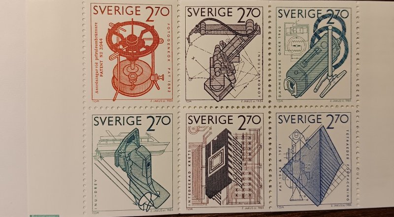 Sweden 1496-1501 Complete Booklet