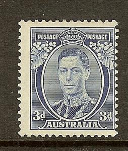 Australia, Scott #170, 3p King George VI, MLH