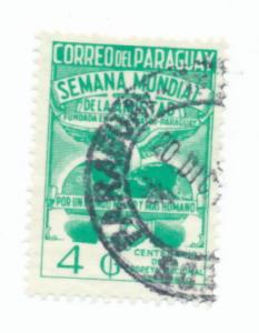 Paraguay 1969  Scott 1157 used -  4g, World united in Peace