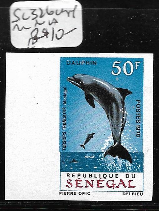 SENEGAL (P1602B) WHALE SC 326 IMPERF SINGLE MNH